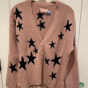 Zadig & Voltaire, Cashmere Mirka Stars Cardigan, XS
